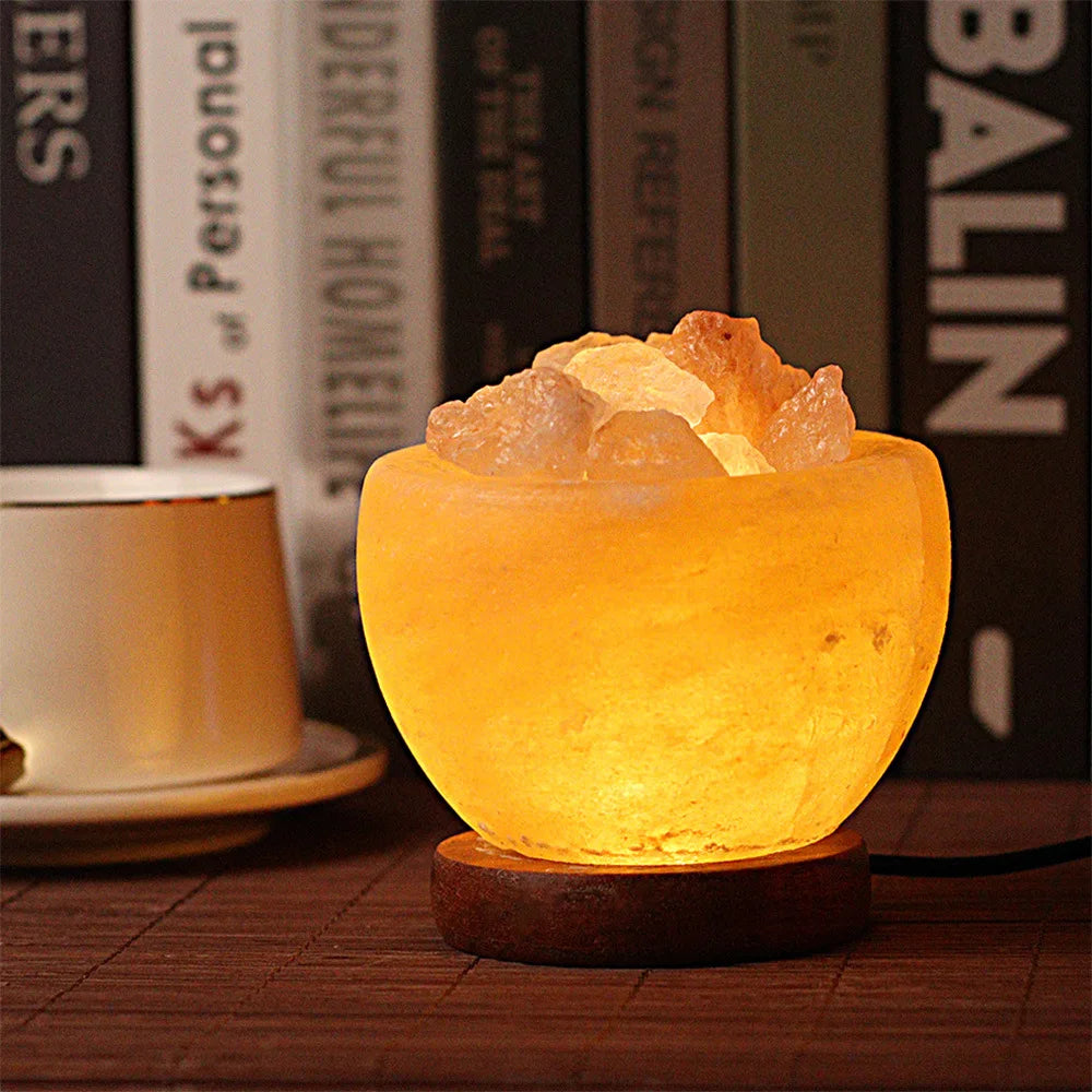 LAMPE DE SEL DE L'HIMALAYA ARTISANAT