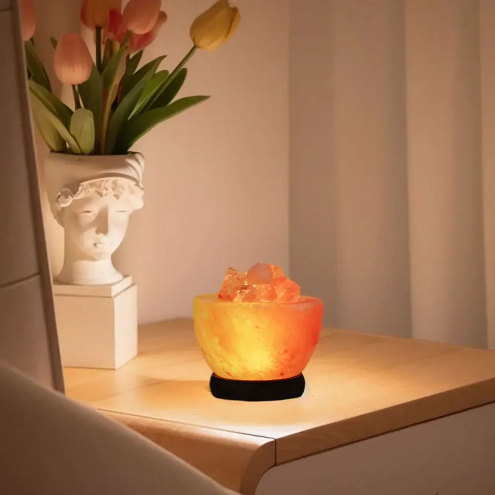 LAMPE DE SEL DE L'HIMALAYA ARTISANAT
